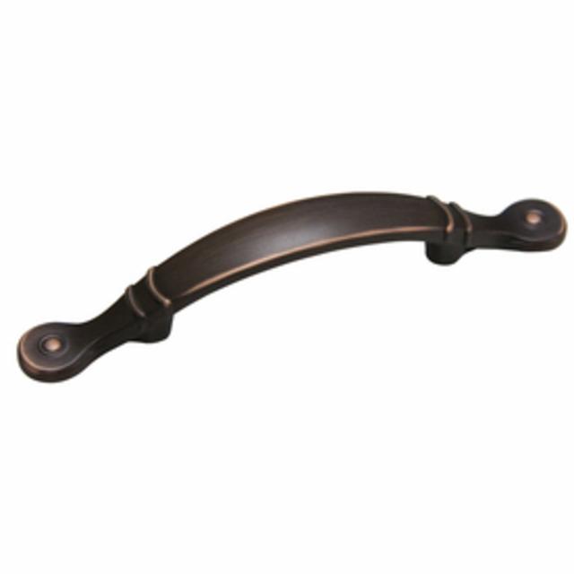 Style Selections 3-in Center-to-Center Aged Bronze Arched Cabinet Pull