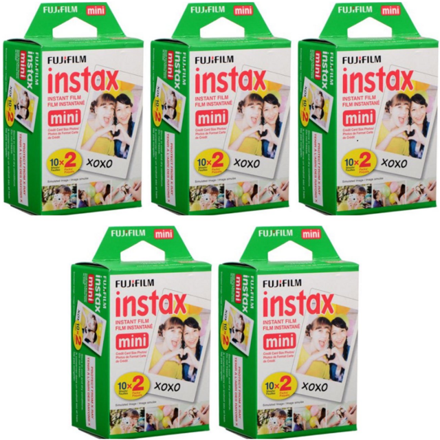 Fujifilm Instax Mini Film (5 Twin Packs, 100 Total Pictures)
