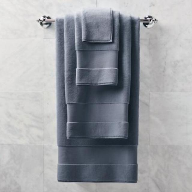 Resort Cotton Bath Towels - French Blue