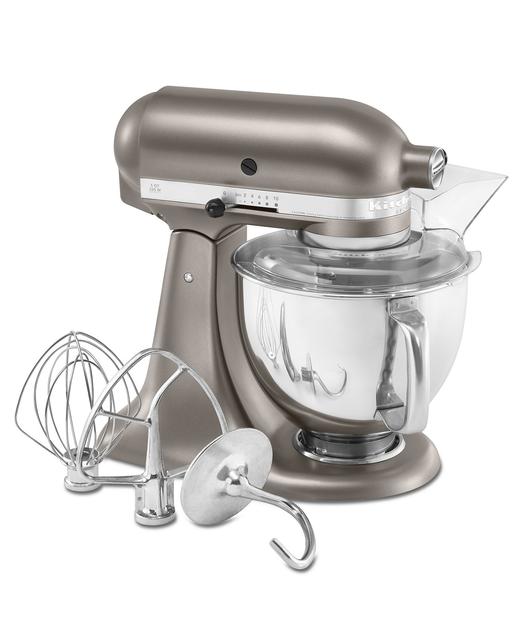 KitchenAid KSM150AP Architect 5 Qt. Stand Mixer in Cocoa Silver