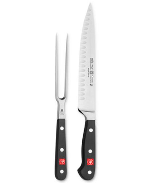 Wusthof Classic 2 Piece Hollow Edge Carving Set