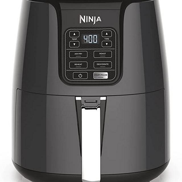 Ninja AF101 Air Fryer, 4 Qt, Black/gray
