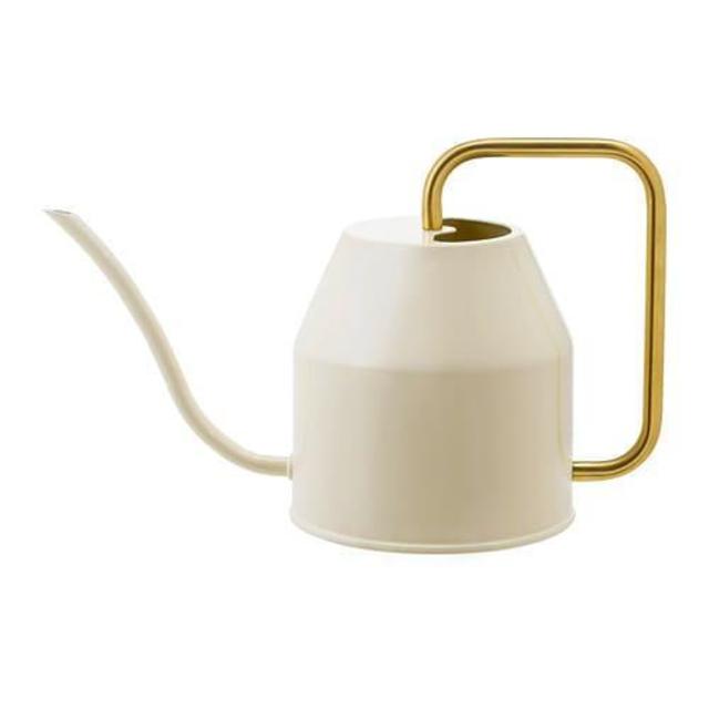 VATTENKRASSE Watering can, ivory, gold