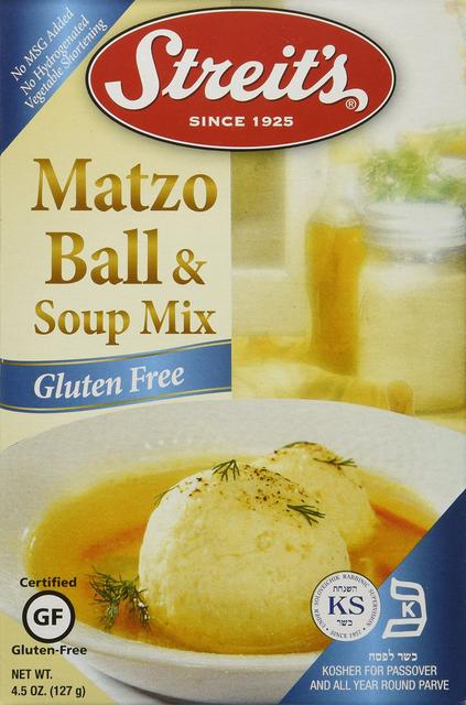 STREITS MATZO BALL SOUP GF, 4.5 OZ boxes (3 pack)
