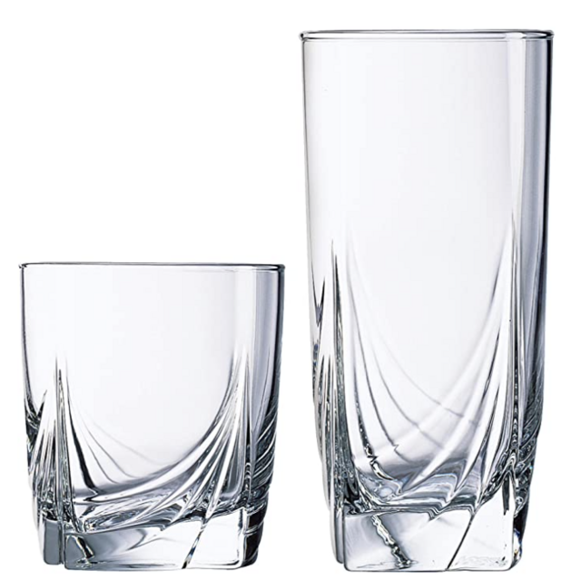 Luminarc 16 Piece Ascot Tumbler Set (Clear)