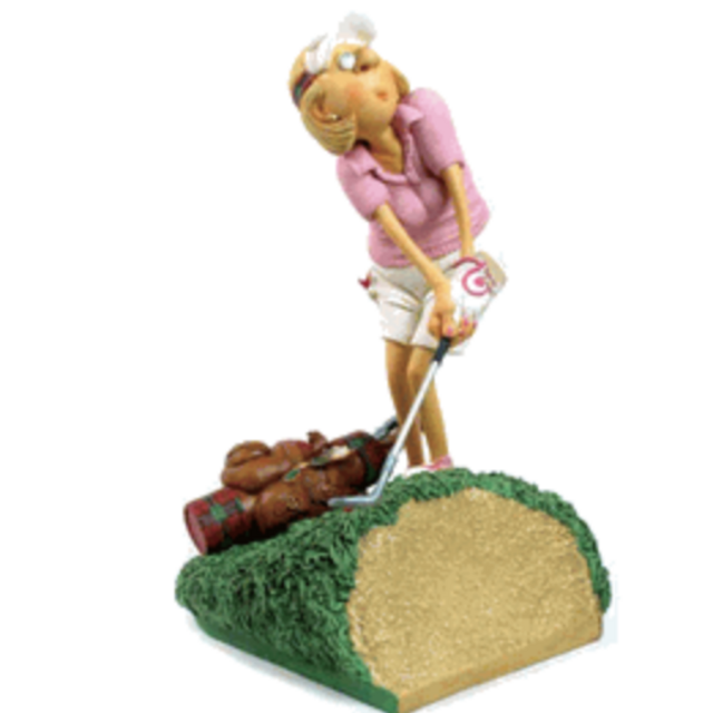 Lady Golfer Figurine | Guillermo Forchino