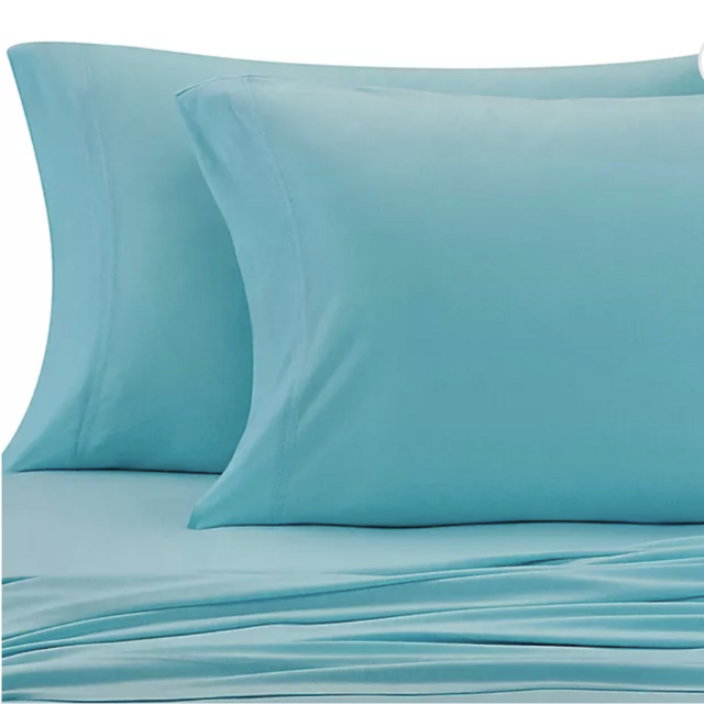 Pure Beech® Jersey Knit Modal Set of 2 Pillowcases (King, Aqua or Charcoal)