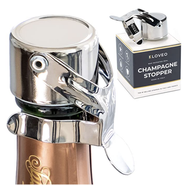 Champagne Stoppers by Kloveo (Chrome)