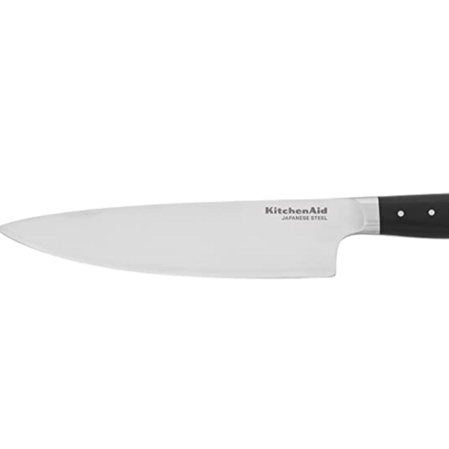 KitchenAid Gourmet Forged Chef Knife, 8-Inch (Black)