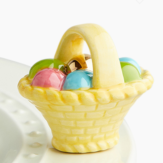 Basket with Eggs | Nora Fleming Mini