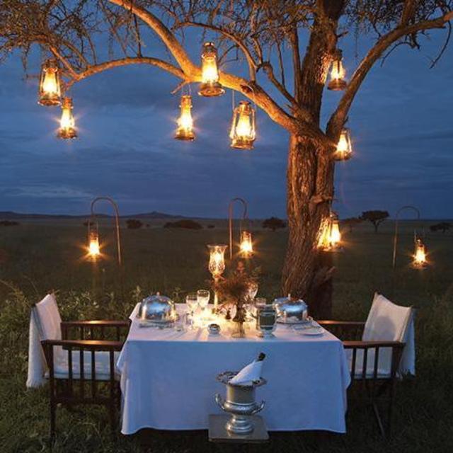 Dinner on the Serengeti