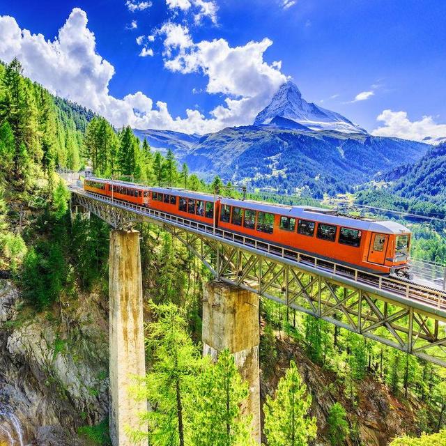 Honeymoon Fund - Train through Switzerland