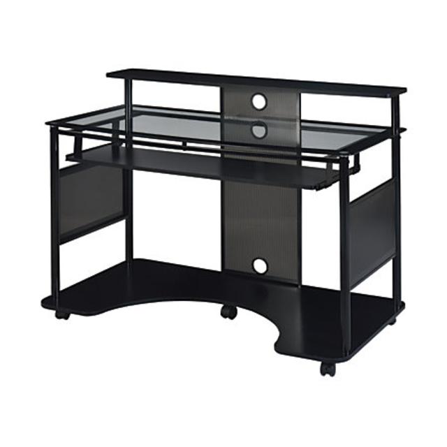 Desks - Z-Line Designs Mobile Workstation Desk, 36"H x 48"W x 26"D, Black Item # 218462