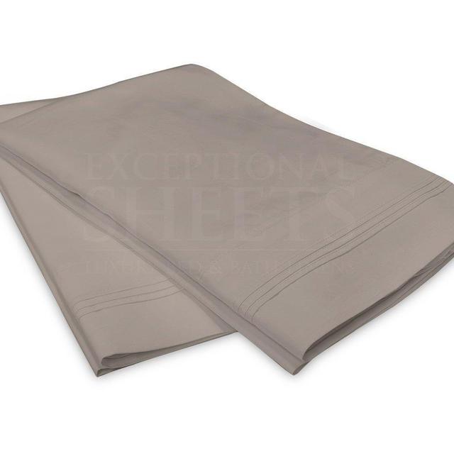 Bed Sheets - 1000 Thread Count 100% Egyptian Cotton Sheet Set by ExceptionalSheets, Queen, White