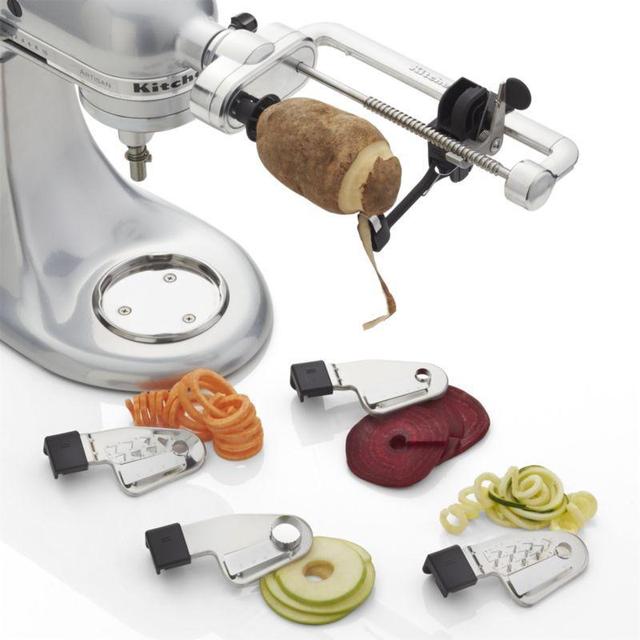 Spiralizer - KitchenAid KSM1APC Spiralizer Attachment with Peel, Core and Slice