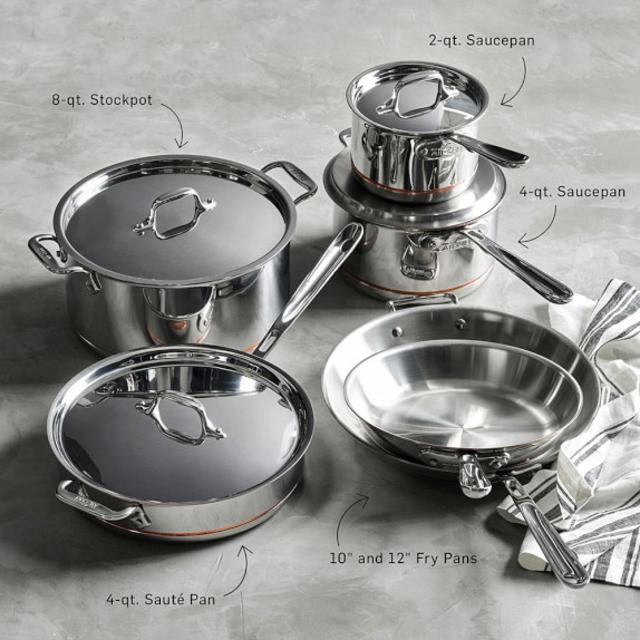 All-Clad Copper Core 10-Piece Cookware Set