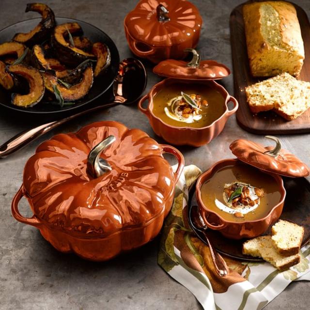 Staub Ceramic Pumpkin Cocotte