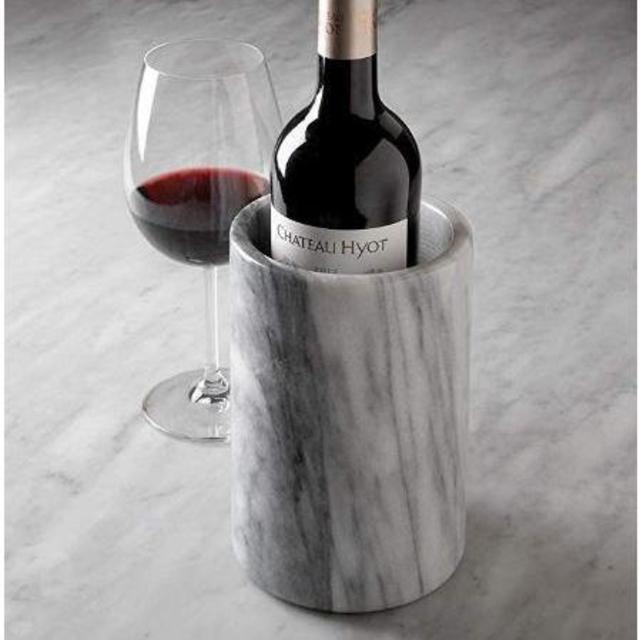 Fox Run Marble Utensil and Wine Bottle Holder