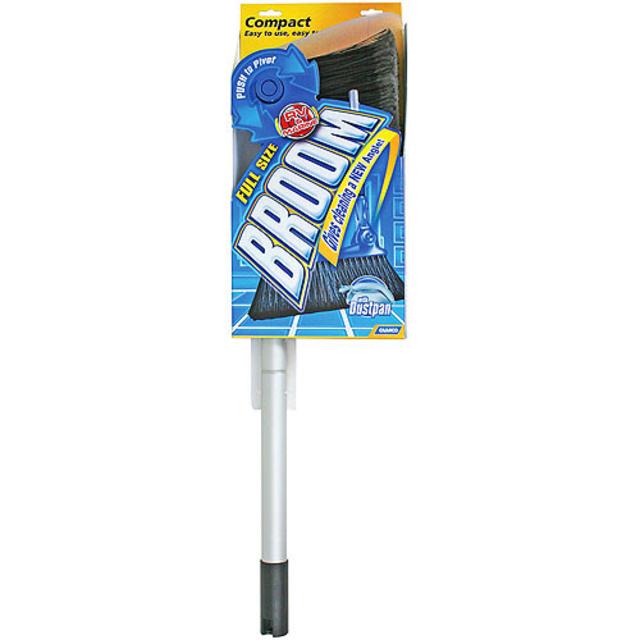 Camco RV Broom with Dust Pan