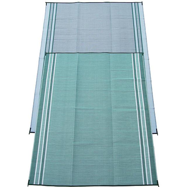 Fireside Patio Mats Patio/RV Mat, 9" x 12", Mossy Teal/Green
