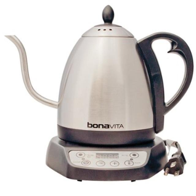 Bonavita 1-Liter Variable Temperature Digital Electric Gooseneck Kettle