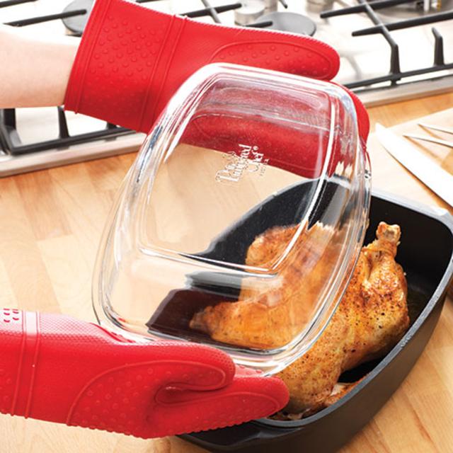 Silicone Oven Mitt Set