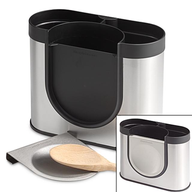 simplehuman® Stainless Steel Utensil Holder