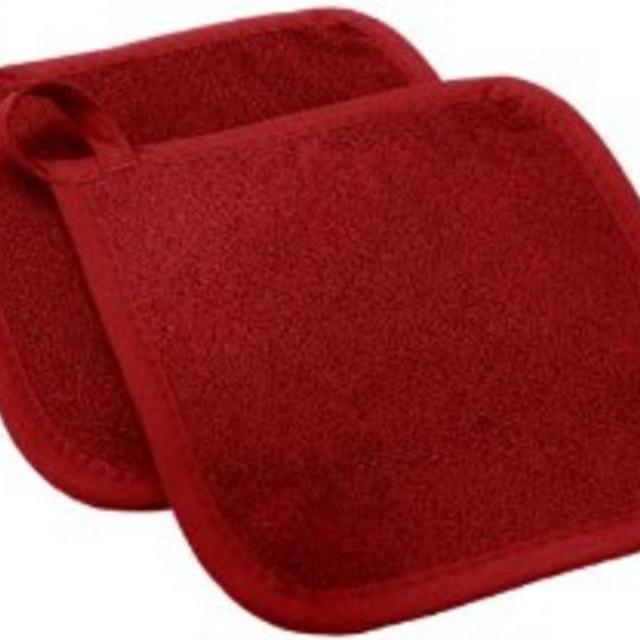 Ritz Royale Collection Pot Holder Set, Paprika, 2-Piece
