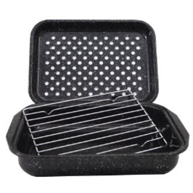 Granite Ware 3-Piece Bake, Broil, and Grill Pan Set