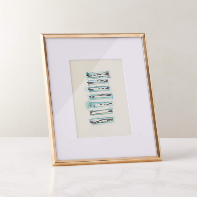 Blaine Polished Brass Picture Frame 5"x7"