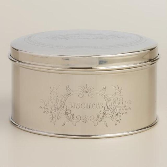 Stainless Steel Biscuits Tin