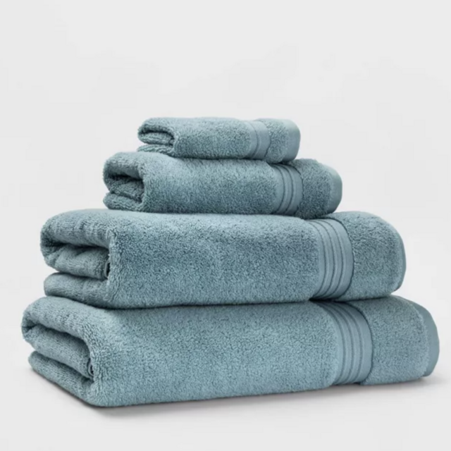 Spa Bath Towel - Threshold Signature™ in Aqua