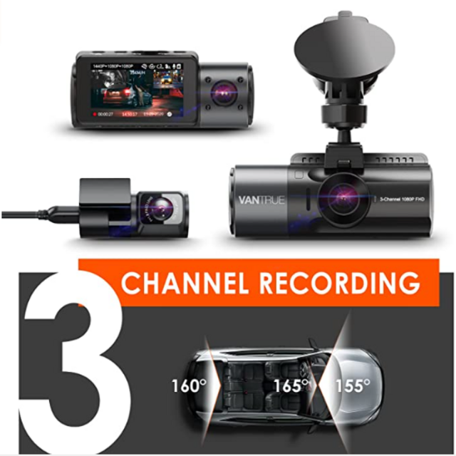 Vantrue N4 3 Channel 4K Dash Cam