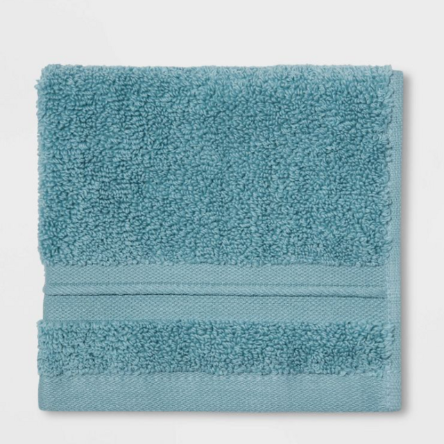Spa Bath Washcloth - Threshold Signature™ in Aqua