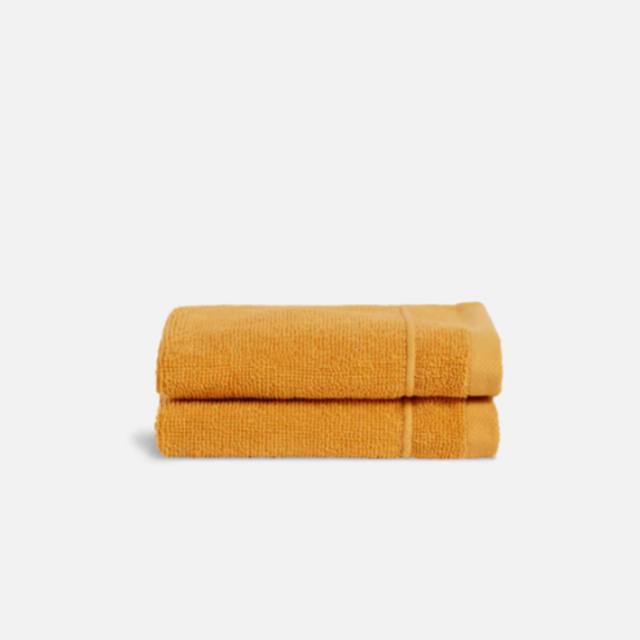 Brooklinen Classic Washcloths in Goldenrod (Set of 2)