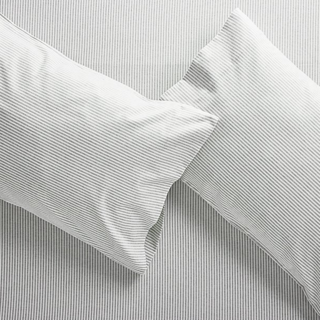 Stripe Flannel Pillowcases King Pair