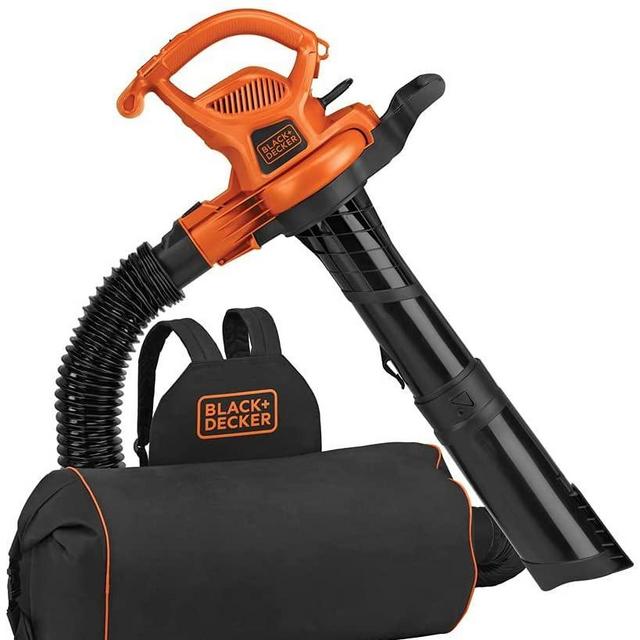BLACK+DECKER 3-in-1 Electric Leaf Blower, Leaf Vacuum, Mulcher