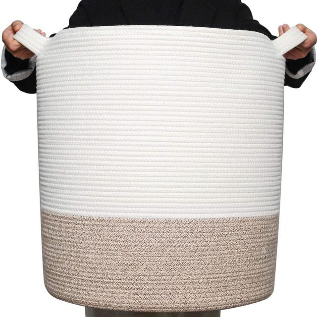 Decorative Woven Cotton Rope Basket
