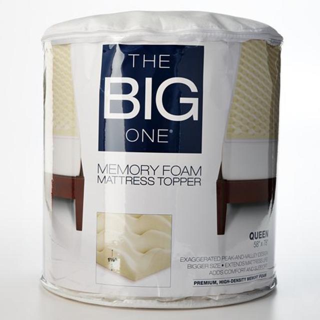 The Big One® 1 1/2-in. Memory Foam Mattress Topper