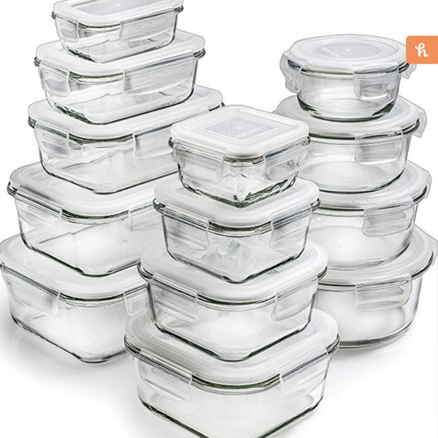 13 Piece Glass Storage Set - Amazon