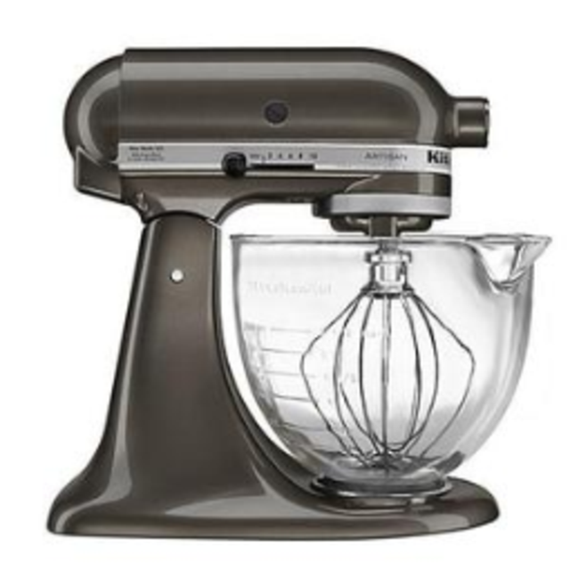 KitchenAid® 5 qt. Artisan® Design Series Stand Mixer with Glass Bowl in Truffle Dust
