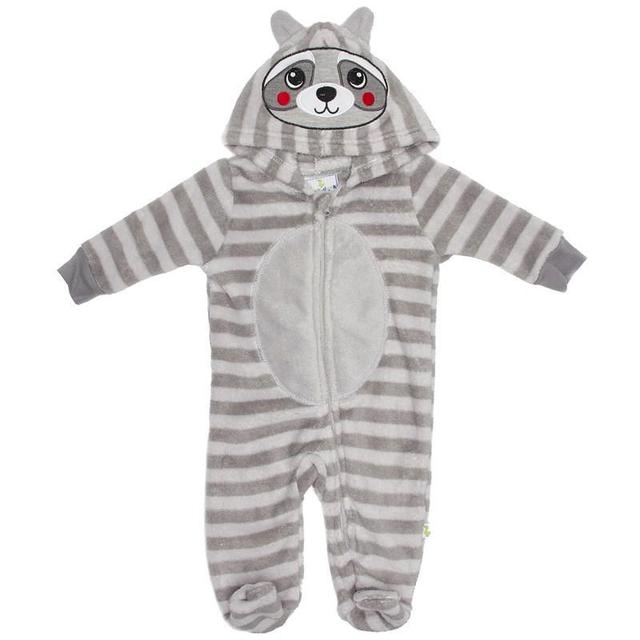 Baby Boys Grey Stripe Dog Pram (0-9m)
