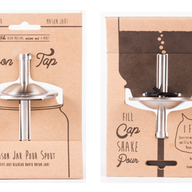 The Mason Tap - Stainless Steel Infuser Cap - Regular Mouth