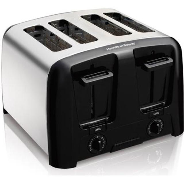 Hamilton Beach Cool Wall 4-Slice Toaster, Chrome