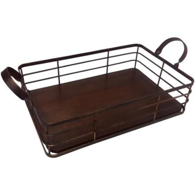 Better Homes and Garden Rectangular Wire Tray, Antique Bronze