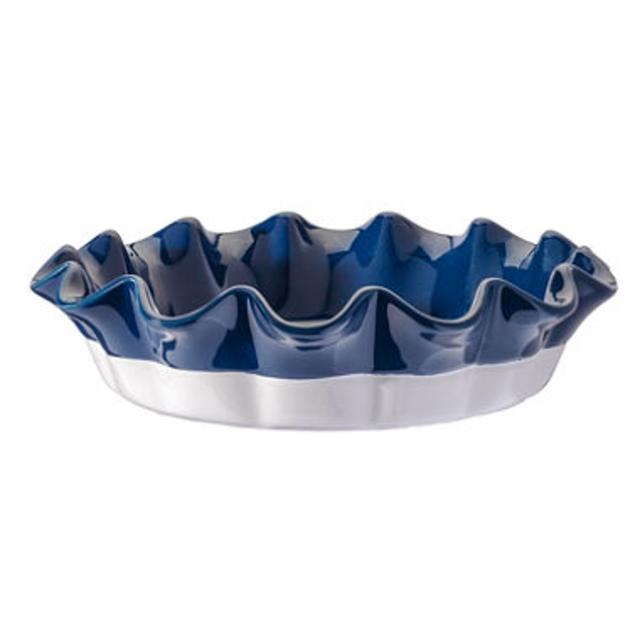 2-Piece Stoneware Pie Dish Set - Assorted Colors