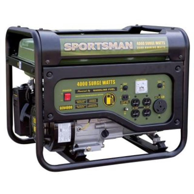 4,000-Watt Gasoline Powered Portable Generator with RV Outlet
