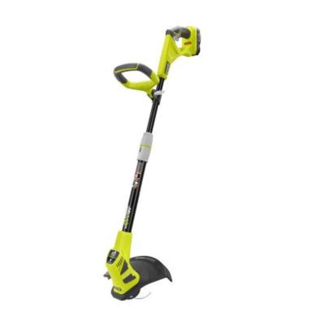 ONE+ 18-Volt Lithium-Ion Hybrid Electric Cordless String Trimmer/Edger