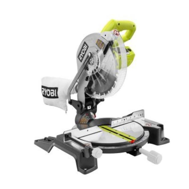 14-Amp 10 in. Compound Miter Saw in Green