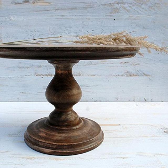 12" inches (30 cm) Stand cake rustic, wooden stand, stand wedding, stand for a wedding cake, wooden stand for the kitchen, stand of pine, Cake stand for, stand for cupcakes, cake stand round